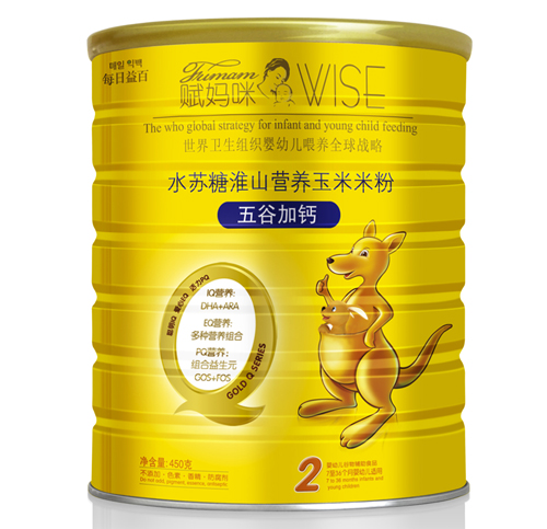 賦媽咪無辜加鈣水蘇糖淮山營(yíng)養(yǎng)玉米米粉2段