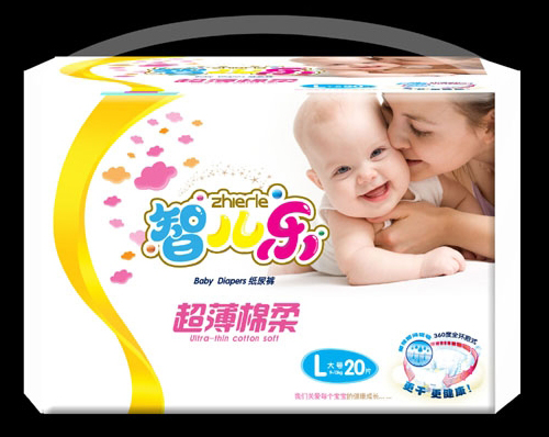 智兒樂超薄棉柔yinge紙尿褲L碼