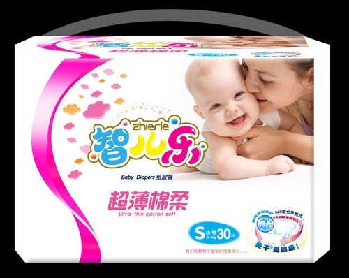 智兒樂超薄棉柔yinge紙尿褲S碼