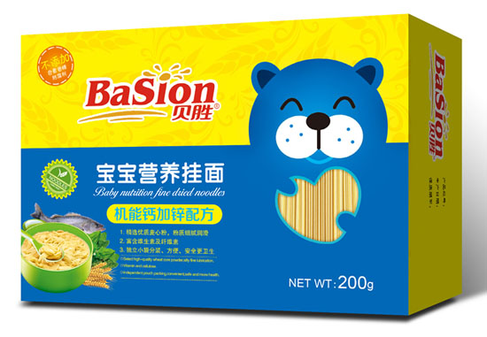 貝勝機(jī)能鈣加鋅配方寶寶營養(yǎng)掛面