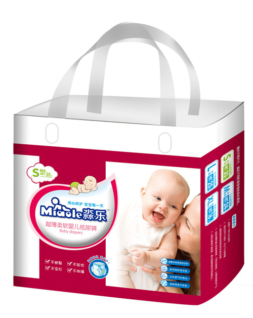 淼樂(lè)超薄柔軟yinge紙尿褲S號(hào)