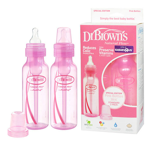 布朗博士彩色標(biāo)準(zhǔn)PP奶瓶對(duì)裝粉色