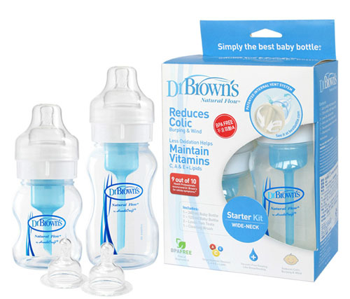 布朗博士240ml+120ml 寬口PP奶瓶套裝