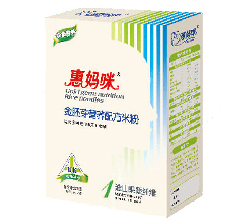 惠媽咪淮山果蔬纖維金胚芽米粉1段盒裝