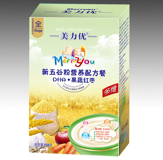 美力優(yōu)DHA果蔬紅棗新五谷營養(yǎng)配方餐