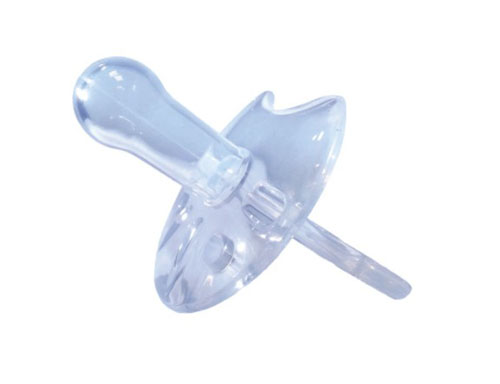 PODEEyinge透明硅膠安撫奶嘴圓頭型