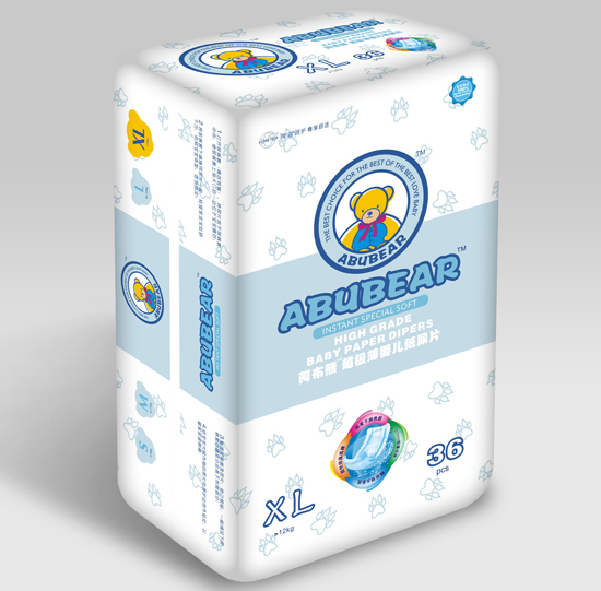 阿布熊超級薄yinge紙尿片XL碼36片