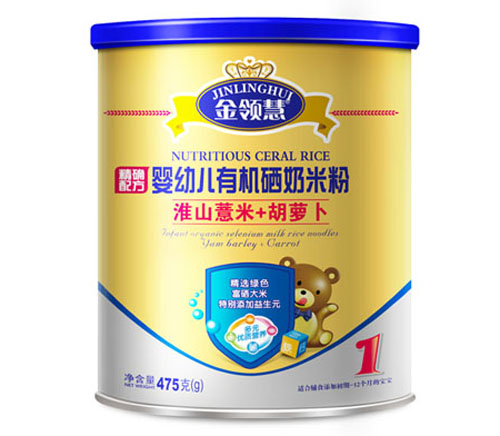 金領(lǐng)慧淮山薏米+胡蘿卜yingye有機(jī)硒米粉1段