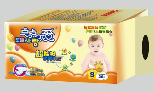 點點愛超能吸極薄yinge紙尿褲S碼