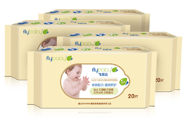 飛樂(lè)比yingye手口柔濕巾(20片×4連包)