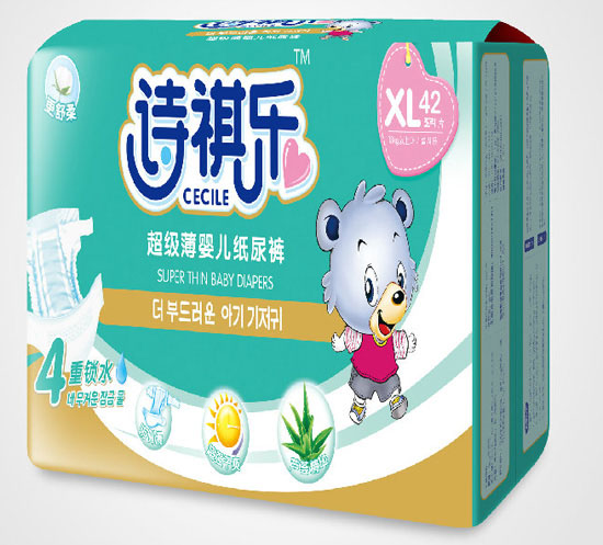 詩祺樂超級薄yinge紙尿褲XL碼