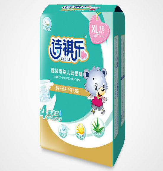 詩(shī)祺樂超級(jí)薄yinge紙尿褲(大包)XL碼