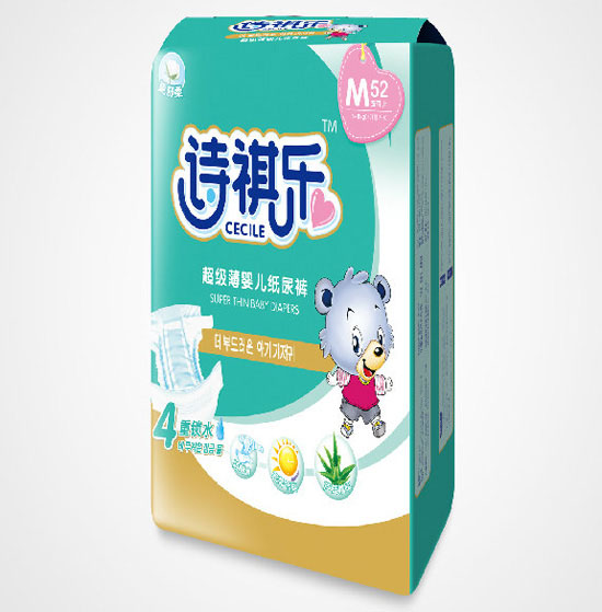 詩(shī)祺樂(lè)超級(jí)薄yinge紙尿褲(大包)M碼