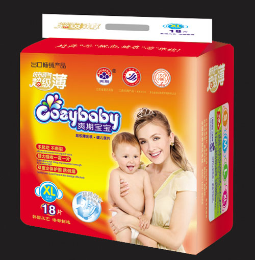 爽期寶寶超仿布透氣健兒尿片XL碼