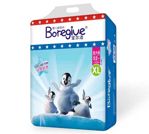 寶爾潔絲感膚質(zhì)嬰兒紙尿片XL碼52片