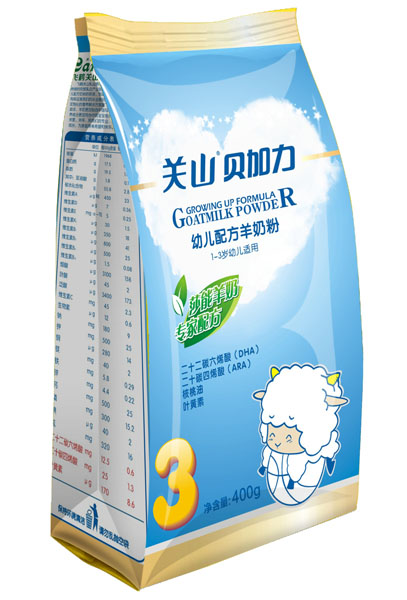 貝加力youe配方羊奶粉3段袋裝