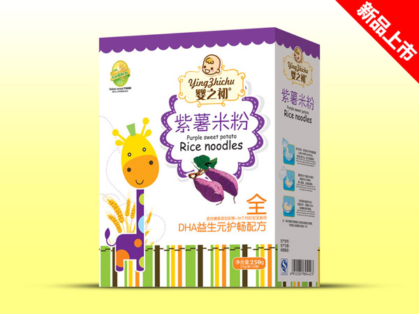 嬰之初DHA益生元護(hù)暢紫薯米粉盒裝