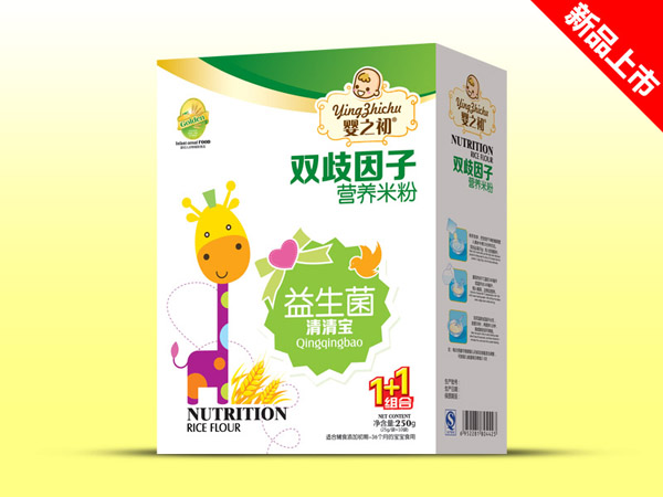 嬰之初雙歧因子益生菌營養(yǎng)米粉