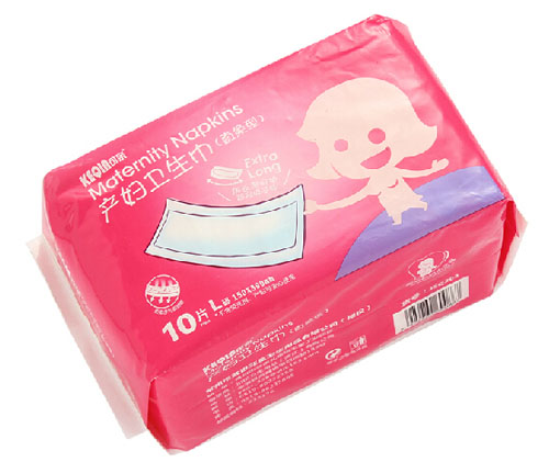 可親產(chǎn)后衛(wèi)生巾綿柔超長L碼10片裝