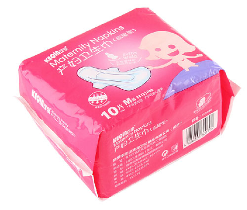 可親產(chǎn)婦衛(wèi)生巾綿柔親膚M碼10片