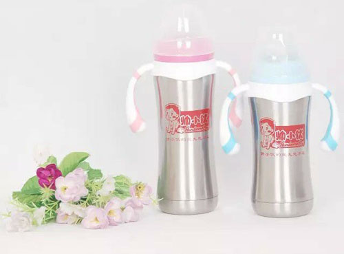 帥小伙不銹鋼保溫奶瓶