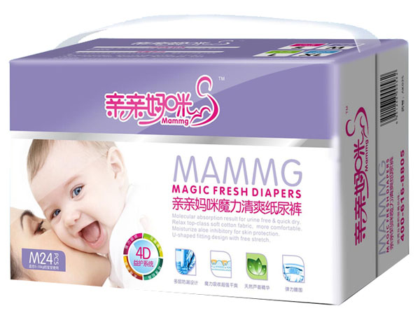 親親媽咪魔力清爽中包裝紙尿褲M24片
