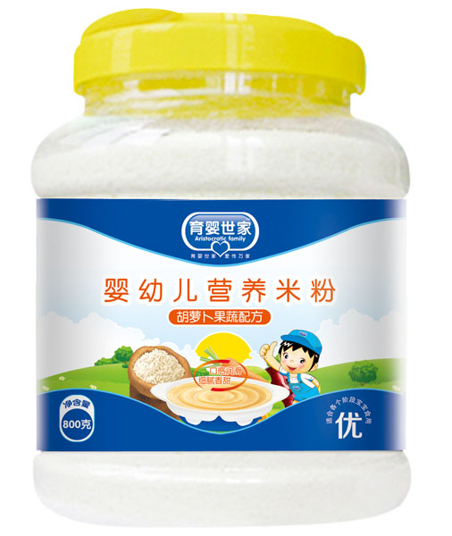 育嬰世家胡蘿卜果蔬配方y(tǒng)ingye營養(yǎng)米粉