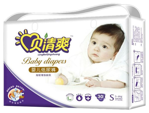 貝清爽超級薄yinge紙尿褲S30片