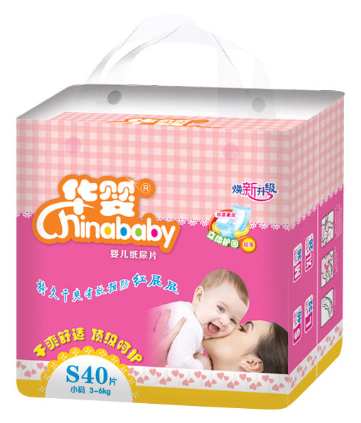 華嬰煥新升級yinge紙尿片S40片