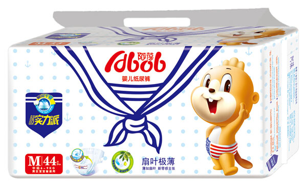 阿葆扇葉極薄yinge紙尿褲M(mǎn)44片