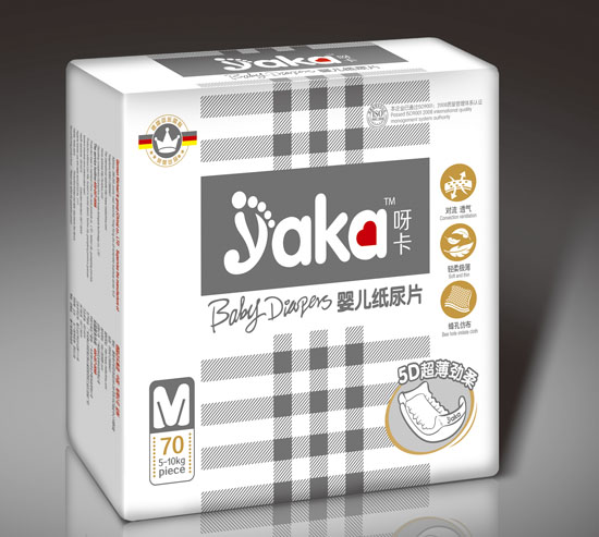 呀卡yinge紙尿片M碼70片