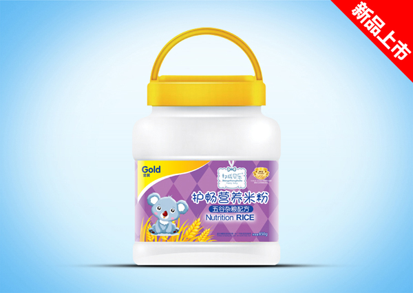 邦成貝樂(lè)五谷雜糧配方護(hù)暢米粉850g