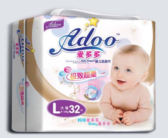 愛多多極致超柔yinge紙尿片L碼32片