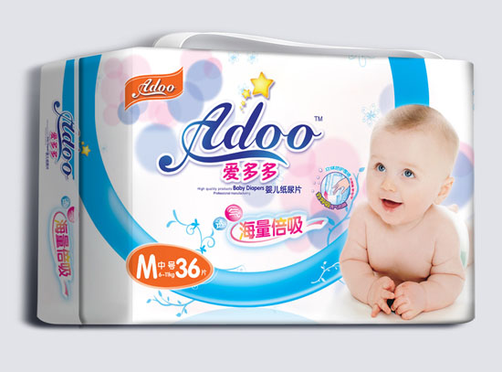 愛(ài)多多海量倍吸yinge紙尿片M碼36片