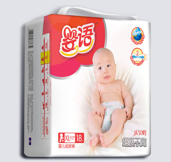 嬰語超吸干爽yinge紙尿褲XL碼18片