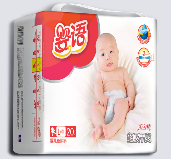 嬰語超吸干爽yinge紙尿褲L碼20片