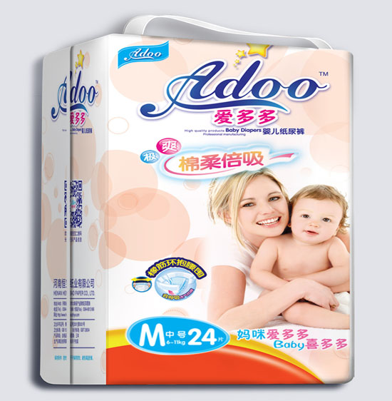 愛多多棉柔倍吸yinge紙尿褲M碼24片