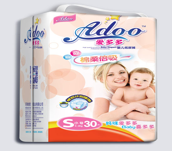 愛多多棉柔倍吸yinge紙尿褲S碼30片