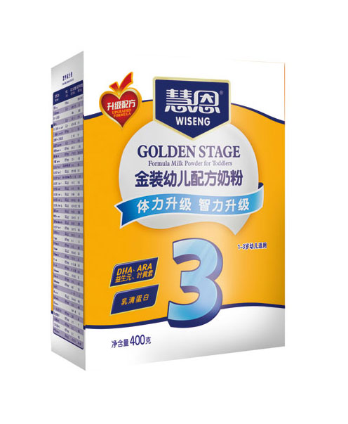 慧恩金裝youe配方奶粉(盒裝400克)