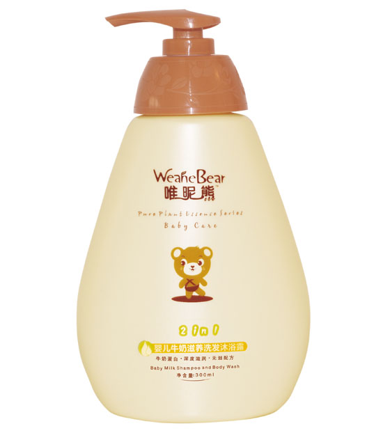 唯昵熊yinge牛奶滋養(yǎng)洗發(fā)沐浴露300ml