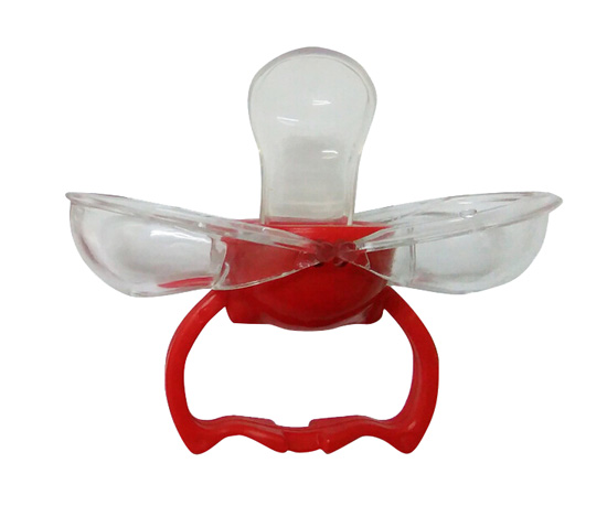 晶瑩塑膠帶玩嘴鏈自動閉合玩嘴