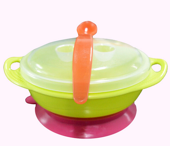 晶瑩兒童訓練碗吸盤碗