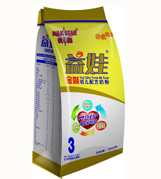 益娃金裝yingye奶粉3段(袋裝)