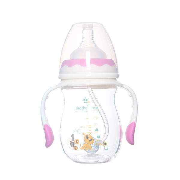 媽咪樹(shù)寬口高硼硅玻璃奶瓶180ml