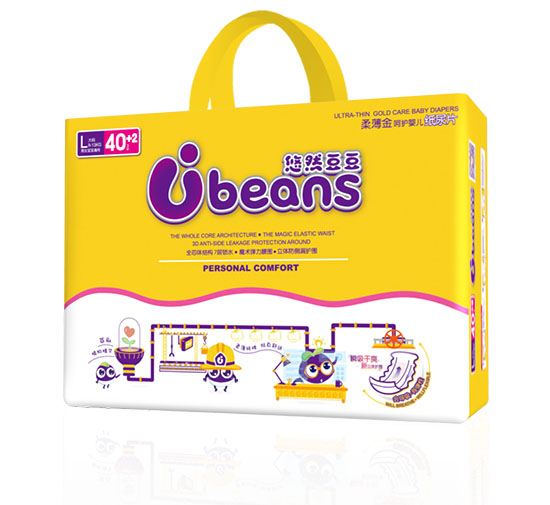 悠然豆豆柔薄金呵護yinge紙尿片L42片