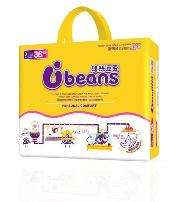 悠然豆豆柔薄金呵護(hù)yinge紙尿片XL38片