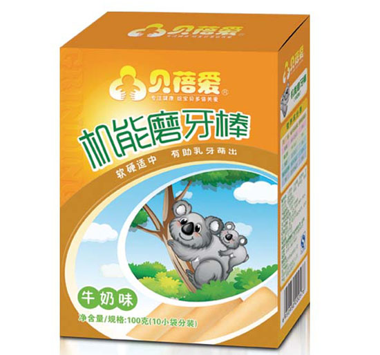 貝蓓愛磨牙棒(牛奶味)