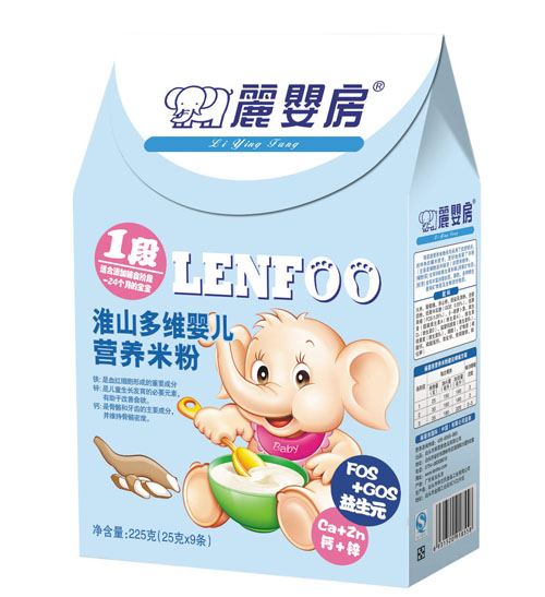 麗嬰房淮山多維yinge營養(yǎng)米粉1段盒裝