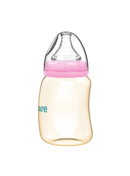 伊斯卡爾180mlPPSU企鵝哺乳瓶(紅)