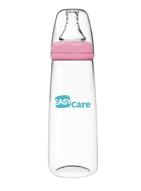 伊斯卡爾240mlPP標(biāo)準(zhǔn)口徑奶瓶(紅)